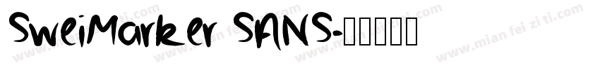 SweiMarker SANS字体转换